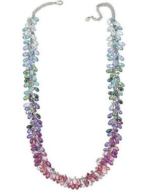 Swarovski statement rainbow Niagara Necklace